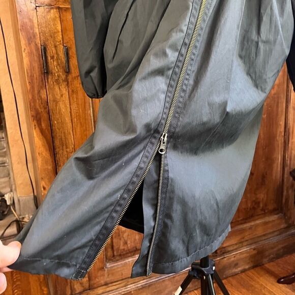 H&M PARKA BLACK LIGHTWEIGHT OUTER COAT SIZE 8 - Picture 6 of 12